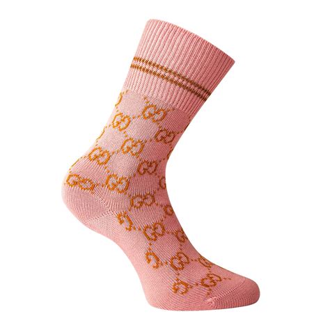 gucci game patch cotton socks pink|GG cotton blend socks .